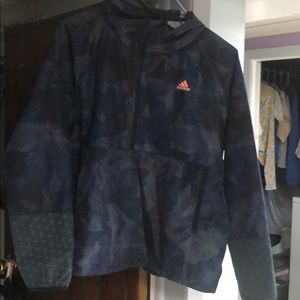 Adidas pullover wind breaker - women’s large